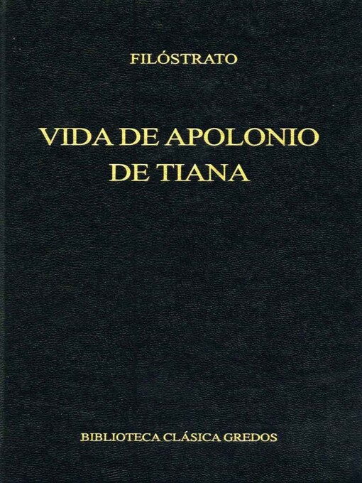 Title details for Vida de Apolonio de Tiana by Filóstrato - Available